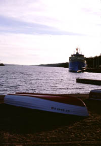 The Ranger III and a rowboat