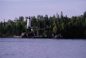 The Rock Harbor lighthouse